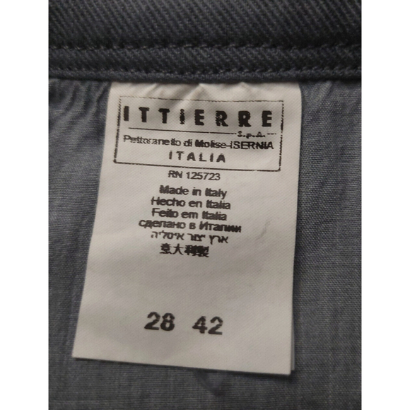 Ermanno Scervino Blue Gray Slim Straight Leg Denim Jeans Pants Sz 28 NWT - Picture 15 of 16